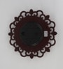 Eternal Wooden Traditional Wall Clock In Rosewood Finish