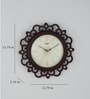 Eternal Wooden Traditional Wall Clock In Rosewood Finish