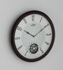 Wooden Wall Clock In Rosewood