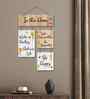 Wooden Wall Hanging Decor-In This Home Embrace Life Be Respectful Happy