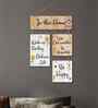 Wooden Wall Hanging Decor-In This Home Embrace Life Be Respectful Happy