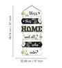 Wooden Wall Hanging for Home-Bless This Home And All Who Enter