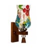 Wooden Wall Lamp with Mosaic Glass