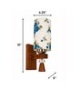 Wooden Wall Lamp with Multicolor cotton shade