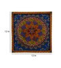 Wooden Wall Mural In Blue