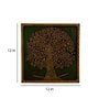 Wooden Wall Mural In Green
