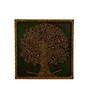 Wooden Wall Mural In Green