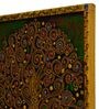 Wooden Wall Mural In Green