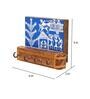 Wooden Warli Motifs Hanger Key Holder