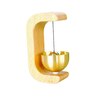 Wooden Wind Chime with Hanging Bells Wood/Metal Chime (Brown)