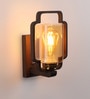 Carolie Wooden Novelty Wall Light (Brown)