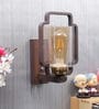 Carolie Wooden Novelty Wall Light (Brown)