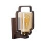Carolie Wooden Novelty Wall Light (Brown)