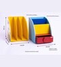 Wooden Yellow Engineered Wood Bookends
