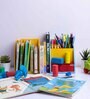 Wooden Yellow Engineered Wood Bookends