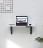 Woodit Wall Mount Table in Warm White Colour