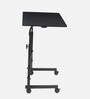 Woodit C Shape Table In Charcoal Black Finish