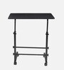 Woodit C Shape Table In Charcoal Black Finish