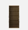 Woodland Book Case In Natural Teak & Melamine Finish