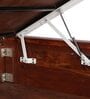 Woodrow King bed with Hydraulic  in Honey Finish