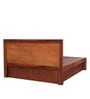 Woodrow King bed with Hydraulic  in Honey Finish