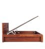 Woodrow King bed with Hydraulic  in Honey Finish