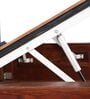 Woodrow King bed with Hydraulic  in Honey Finish