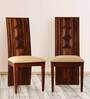 Woodrow Sheesham Wood Dining Chairs in Honey Finish Set Of 2