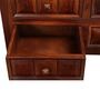 Woodrow Solid Wood Book Case in Teak Finish