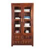 Woodrow Solid Wood Book Case in Teak Finish