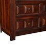 Woodrow Solid Wood Book Case in Teak Finish