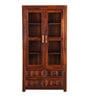 Woodrow Solid Wood Book Case in Teak Finish
