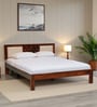 Woodway Sheesham Wood King Size Bed In Honey Oak  Finish