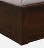 Woodway Sheesham Wood King Size Bed In Provincial Teak Finish With Box Storage