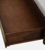 Woodway Sheesham Wood King Size Bed In Provincial Teak Finish With Drawer Storage