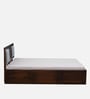 Woodway Sheesham Wood King Size Bed In Provincial Teak Finish With Hydraulic Storage