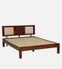Woodway Sheesham Wood Queen Size Bed In Honey Oak  Finish