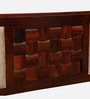 Woodway Sheesham Wood Queen Size Bed In Honey Oak  Finish