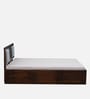 Woodway Sheesham Wood Queen Size Bed In Provincial Teak Finish With Box Storage
