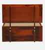Woodway Sheesham Wood Single Bed In Honey Oak  Finish Box Storage