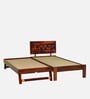 Woodway Sheesham Wood Single Bed In Honey Oak  Finish With Trundle