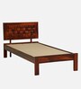Woodway Sheesham Wood Single Bed In Honey Oak  Finish
