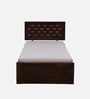 Woodway Sheesham Wood Single Bed In Provincial Teak Finish Box Storage