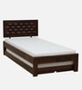 Woodway Sheesham Wood Single Bed In Provincial Teak Finish With Trundle