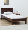 Woodway Sheesham Wood Single Bed In Provincial Teak Finish