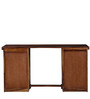 Woodway Sheesham Wood Writing Table In Provincial Teak Finish