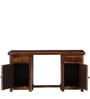 Woodway Sheesham Wood Writing Table In Provincial Teak Finish