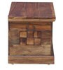 Woodway Sheesham Wood Trunk in Rustic Teak Finish