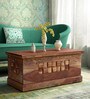 Woodway Sheesham Wood Trunk in Rustic Teak Finish