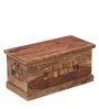 Woodway Sheesham Wood Trunk in Rustic Teak Finish